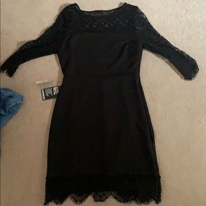 Black lace dress. New with tags!